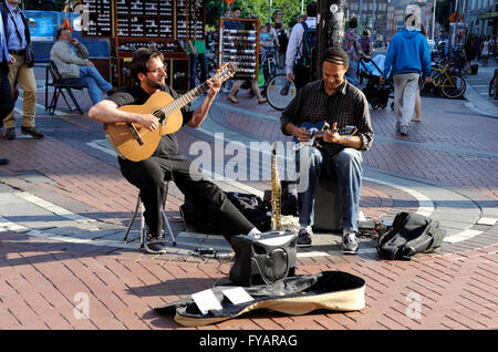 Musiker am St. Stephens Green, Dublin, Irland Stockfoto