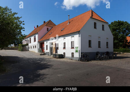 Steigen Sie Brauerei (Brauerei steigen) und ein Restaurant auf der Insel Aero, Dänemark.  Aufstieg Brygerri ist die Heimat des Aero Bieres. Stockfoto