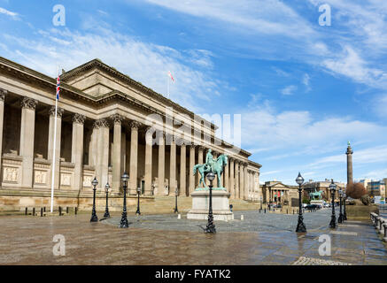 St.-Georgs Halle, Lime Street, Liverpool, Merseyside, England, Vereinigtes Königreich Stockfoto