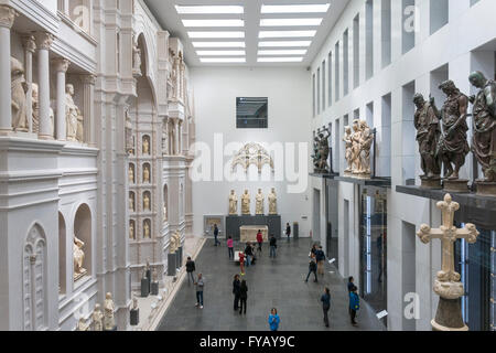 Museum von Florenz von den Werken der Kathedrale - Museo dell'Opera del Duomo. Haupthalle nach der Wiedereröffnung im Oktober 2015 Stockfoto