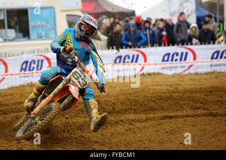 Kent, UK. 24. April 2016. Maxxis Motocross Meisterschaft Runde 2 in Kanada Höhen Kredit-24. April: Jason Richardson/Alamy Live-Nachrichten Stockfoto