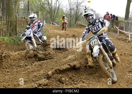 Kent, UK. 24. April 2016. Maxxis Motocross Meisterschaft Runde 2 in Kanada Höhen Kredit-24. April: Jason Richardson/Alamy Live-Nachrichten Stockfoto