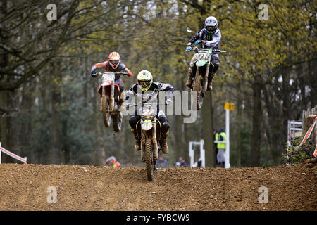 Kent, UK. 24. April 2016. Maxxis Motocross Meisterschaft Runde 2 in Kanada Höhen Kredit-24. April: Jason Richardson/Alamy Live-Nachrichten Stockfoto