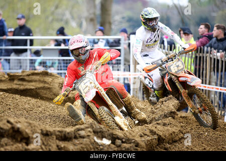 Kent, UK. 24. April 2016. Maxxis Motocross Meisterschaft Runde 2 in Kanada Höhen Kredit-24. April: Jason Richardson/Alamy Live-Nachrichten Stockfoto