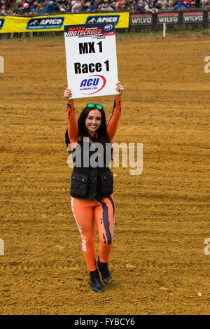 Kent, UK. 24. April 2016. Maxxis Motocross Meisterschaft Runde 2 in Kanada Höhen Kredit-24. April: Jason Richardson/Alamy Live-Nachrichten Stockfoto