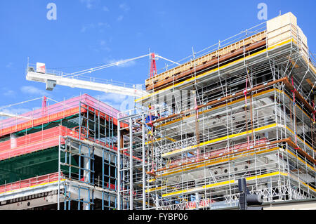 New Hochbau nach 2011 Erdbeben in der Innenstadt von Christchurch, Canterbury Region, Neuseeland Stockfoto