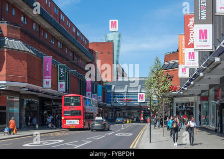 Die Mall Shopping Centre, Höhenstraße, Wood Green, London Borough of Haringey, Vereinigtes Greater London, England, Königreich Stockfoto