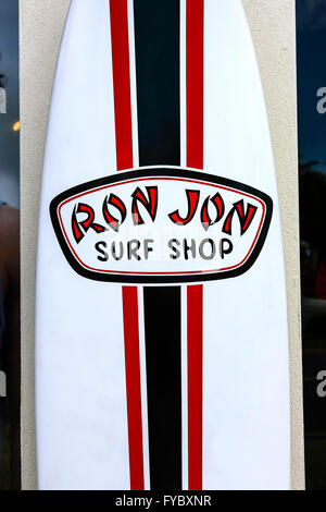 Ron Jon Surf Shop Logo in Clearwater, Florida Stockfoto