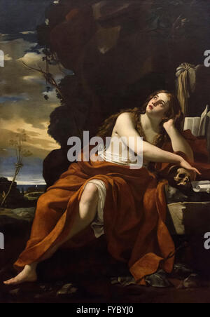 Simon Vouet (1590-1649), Saint Mary Magdalene Penitent ca. 1623-27. Stockfoto