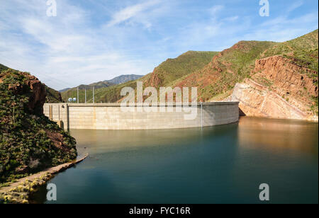 Theodore Roosevelt Dam Stockfoto