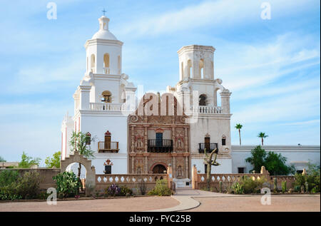 Mission San Xavier del Bac Stockfoto