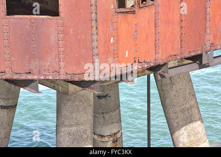 Marine Maunsell Forts - Red Sand Meer Festungen Stockfoto