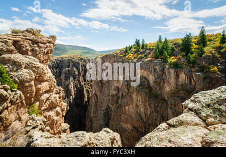 Black Canyon des Gunnison National Park Stockfoto