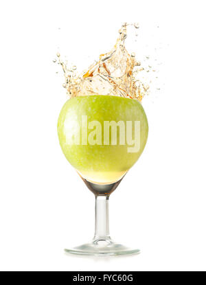Apfelsaft Stockfoto