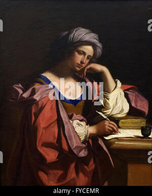 Guercino - Giovan Francesco Barbieri (1591-1666), persische Sibylle, 1647. Stockfoto