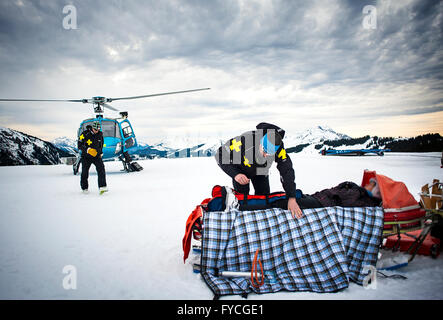 SKI PATROL Stockfoto