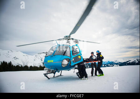 SKI PATROL Stockfoto