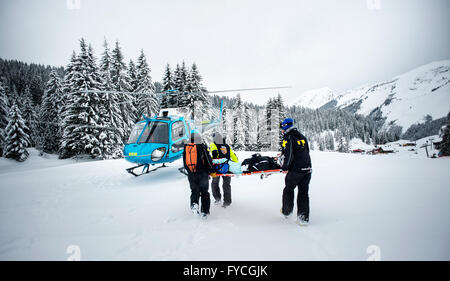 SKI PATROL Stockfoto