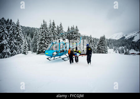 SKI PATROL Stockfoto