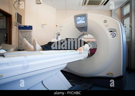 CT-SCAN-PRÜFUNG Stockfoto