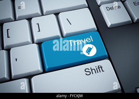 3D Rendering der Tastatur Stockfoto