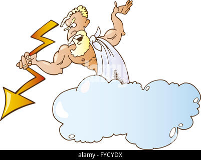 Griechischen Gott Zeus Stockfoto