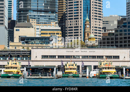 Circular Quay in Sydney Stockfoto