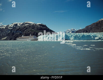 Berge und Gletscher in Alasksa Stockfoto