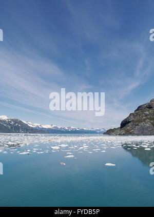 Berge und Gletscher in Alasksa Stockfoto