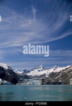 Berge und Gletscher in Alasksa Stockfoto