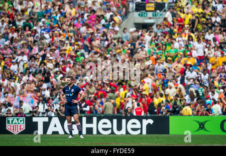 Schottland Fraser Lyle in Aktion während der HSBC 2016 / Cathay Pacific Hong Kong Sevens, Hong Kong Stadium. 9. April 2016. Stockfoto