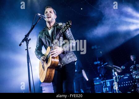 Mailand, Italien. 26. April 2016. James Morrison führt live auf Alcatraz in Mailand, Italien, am 26. April 2016 Credit: Mairo Cinquetti/Alamy Live News Stockfoto