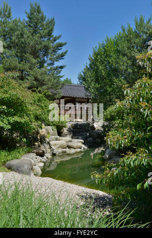 Koreanischer Garten Erholungspark Marzahn Blumberger Damm, Marzahn, Berlin, Deutschland Stockfoto