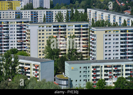 Wohnsiedlung, Marzahn, Berlin, Deutschland Stockfoto