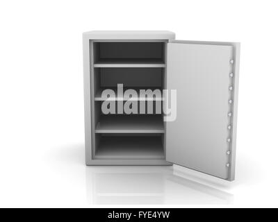 Offenen Safe Stockfoto