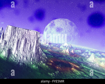 Anorexious Planeten Stockfoto