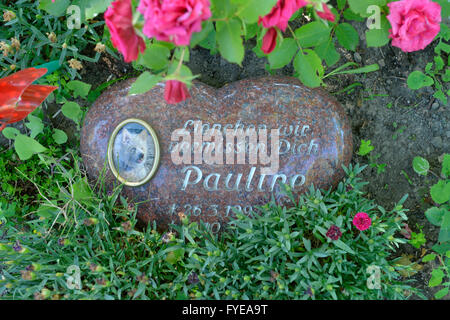 Tierfriedhof, Hausvaterweg, Falkenberg, Lichtenberg, Berlin, Deutschland Stockfoto