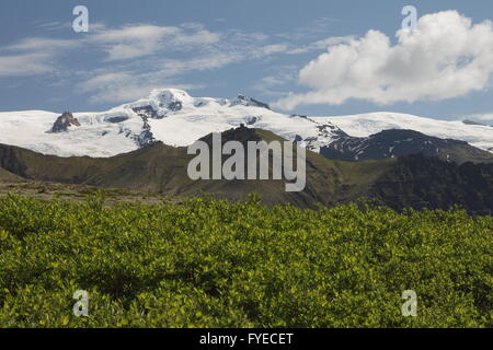 Hvannadalshnúkur (2110m) Stockfoto