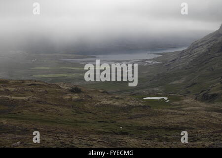 Berufjörður. Suður Múlasýsla Stockfoto