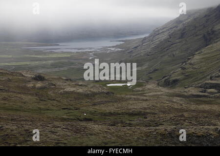 Berufjörður. Suður Múlasýsla Stockfoto