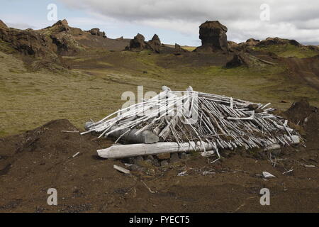 Landschaft entlang der Route 214 Stockfoto