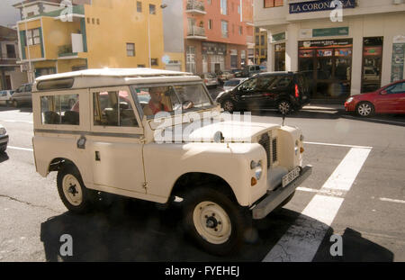 Land Rover Defender markieren einen mk 1 90 Zollradstand neunzig Stockfoto