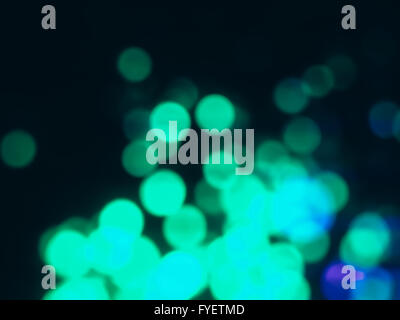 Bunten Bokeh Lichter auf einem dunklen Hintergrund. Stockfoto