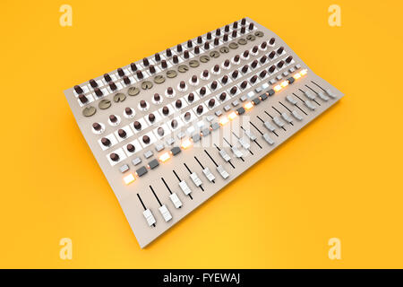 Mischpult Stockfoto
