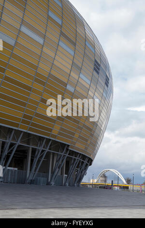 Polsat Plus Arena FKA Stadion Energa Gdańsk und PGE Arena, Stockfoto