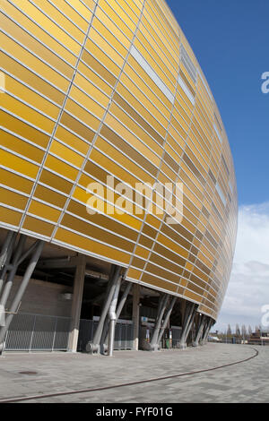 Polsat Plus Arena FKA Stadion Energa Gdańsk und PGE Arena, Stockfoto