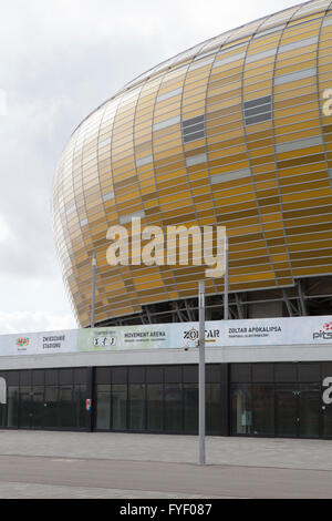 Polsat Plus Arena FKA Stadion Energa Gdańsk und PGE Arena, Stockfoto