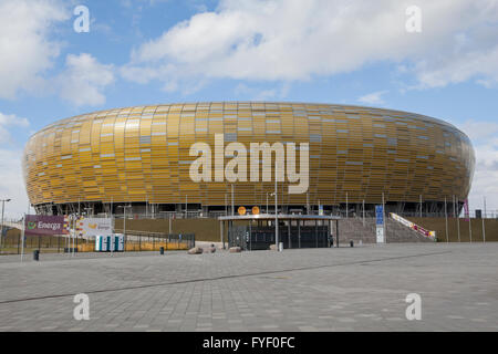 Polsat Plus Arena FKA Stadion Energa Gdańsk und PGE Arena, Stockfoto