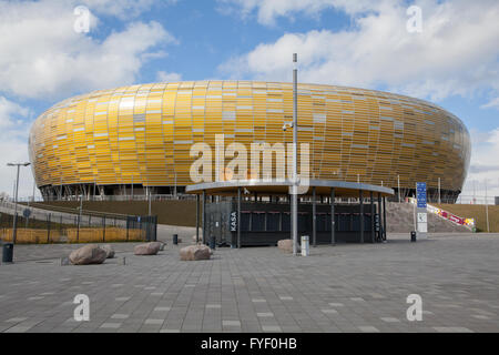 Polsat Plus Arena FKA Stadion Energa Gdańsk und PGE Arena, Stockfoto