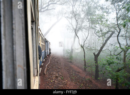 Das Bild des Spielzeugs trainieren in Matheran Hill Station, Maharashtra, Indien Stockfoto